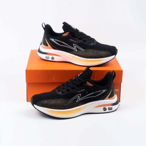 Giày thể thao nam 5A723 - Black Orange