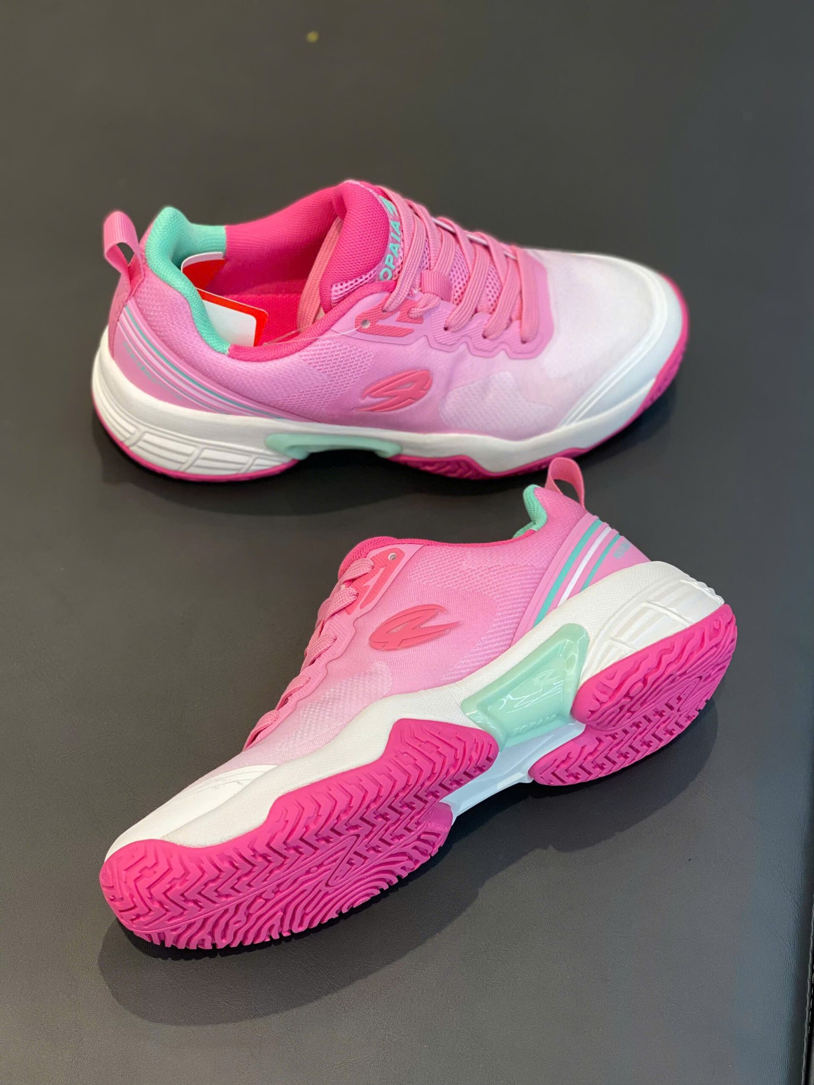 Giày Picklbeball nữ Eopaia - L492578 - White Pink - Ảnh 4